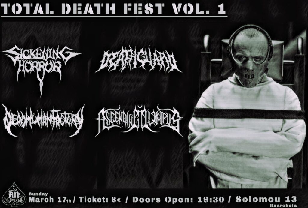 TOTAL DEATH FEST VOL. 1 @An Club.
