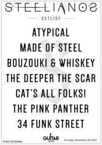 steelianos setlist 25/11