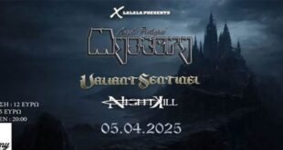 Οι MYSTERY, VALIANT SENTINEL , NIGHTKILL Live στο Piraeus Club Academy 5 Απριλίου 2025