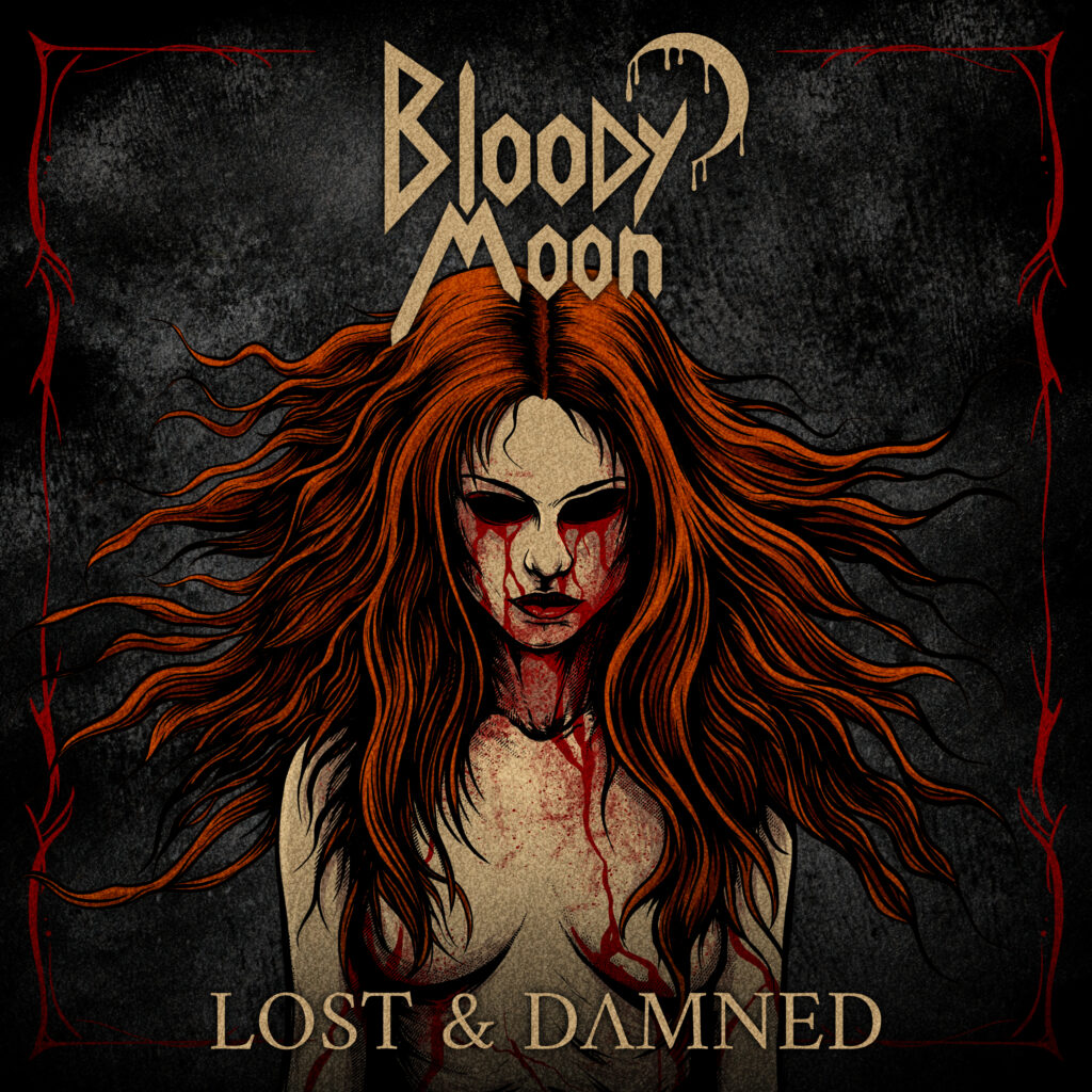 Blood Moon - Lost & Damned album cover art Ariz M Fazri 2025