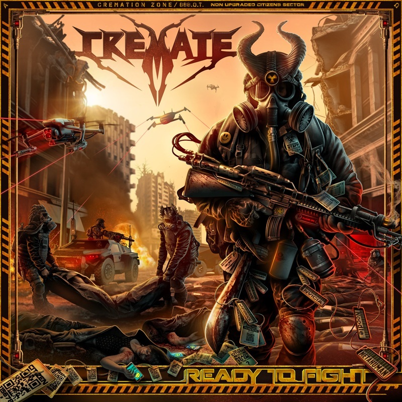 Cremate - Ready to fight EP artwork 2025 