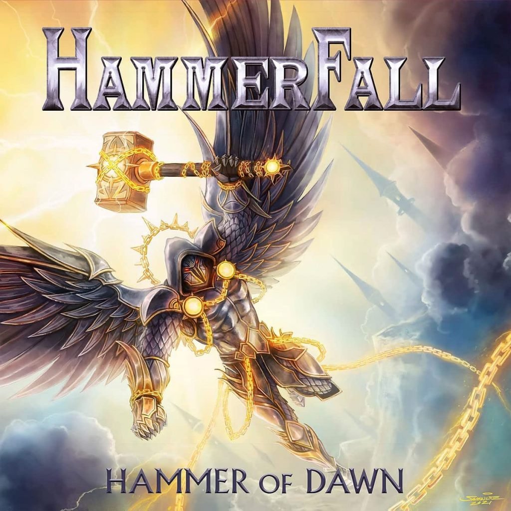 HammerFall album cover Hammer of Dawn 2022