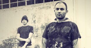 Greek thrash metal band SYPSIS lineup 2025 promo photo featuring Ignatios Stamatonikolos, Giorgos Papastamoulos