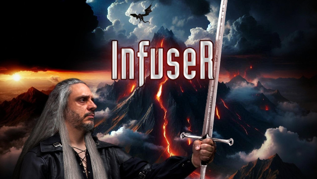 InfuseR Manos Psarros epic symphonic power metal Númenor lyric video
